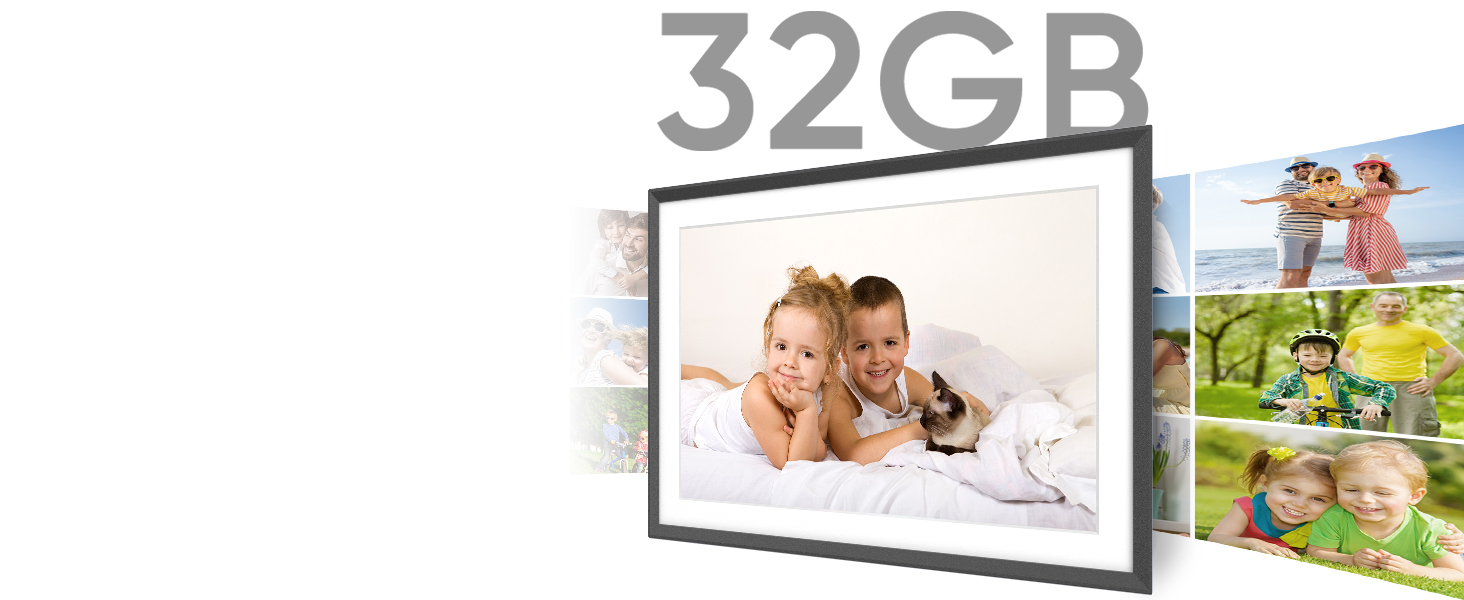 large digital photo frame