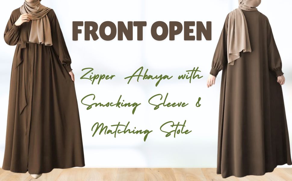 Zipper Abaya