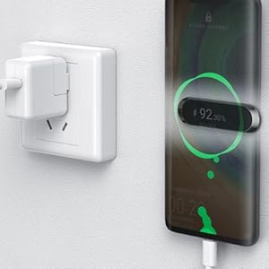 Magnet phone wall holder at home