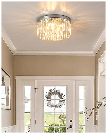 Modern Crystal Floor Lamp