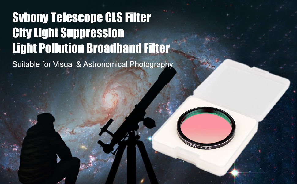 Svbony Astronomy Filters for Telescope, 2inches CLS Filter, Light