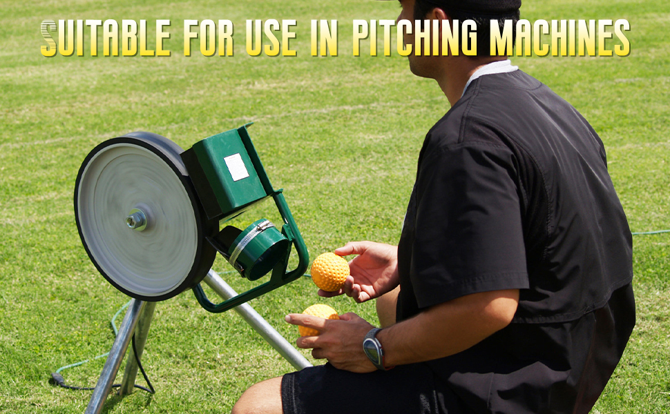 12 Pack Yellow Dimpled Baseballs Training Ball Practice