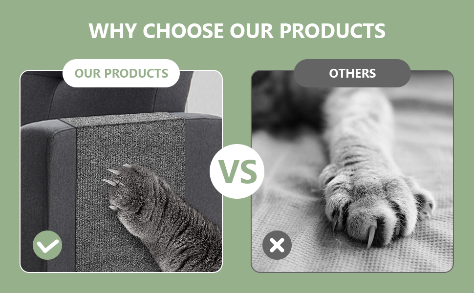 47.2"x15.8" Cat Scratching Mat SelfAdhesive, Trimmable Cat