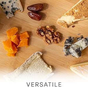 Board being used as cheese board