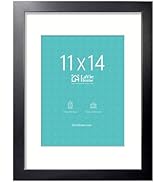 LaVie Home 11x14 Picture Frame, 11 x 14 Frame Display Pictures 8x10 with Mat or 11x14 Without Mat...