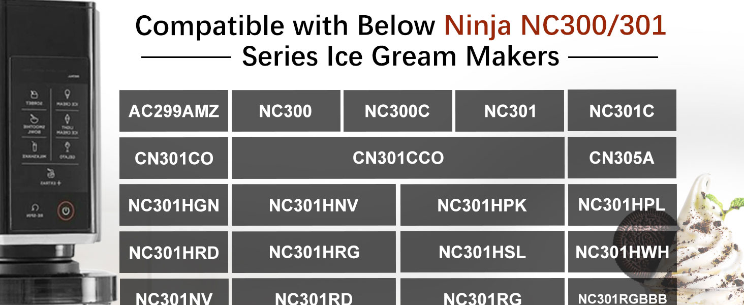 NC300 Icecream Creamer Machine Stainless Steel Accessories Mixing Parts