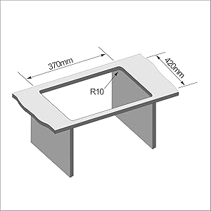 CECIPA Evier Cuisine 1 Bac 40 X 45 X 22 CM - Évier En Acier Inox 3mm Épais Pour Meuble De 40 Cm MIN - Pose À FLEUR De Plan Ou à ENCASTRER, Avec Siphon, Trop-Plein, Distributeur De Savon Non Inclus 18 evier cuisine 1 bac