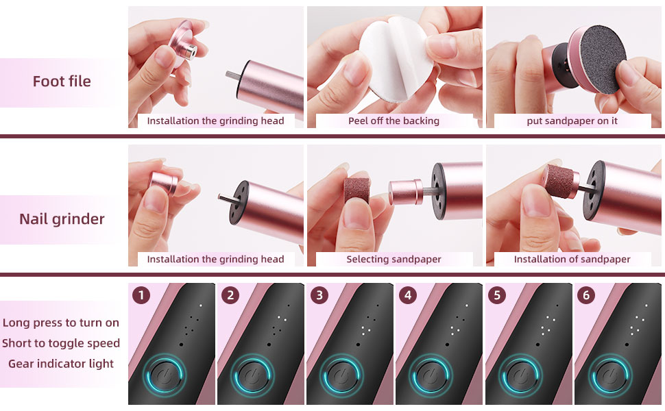 electric foot callus remover,electric callus remover for feet,electric foot file