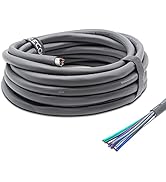 Recoil 20-Feet 9-Conductor Speaker Cable, 18AWG Pure OFC, Ultra-Flex and Easy Peel Jacket, 4-Chan...