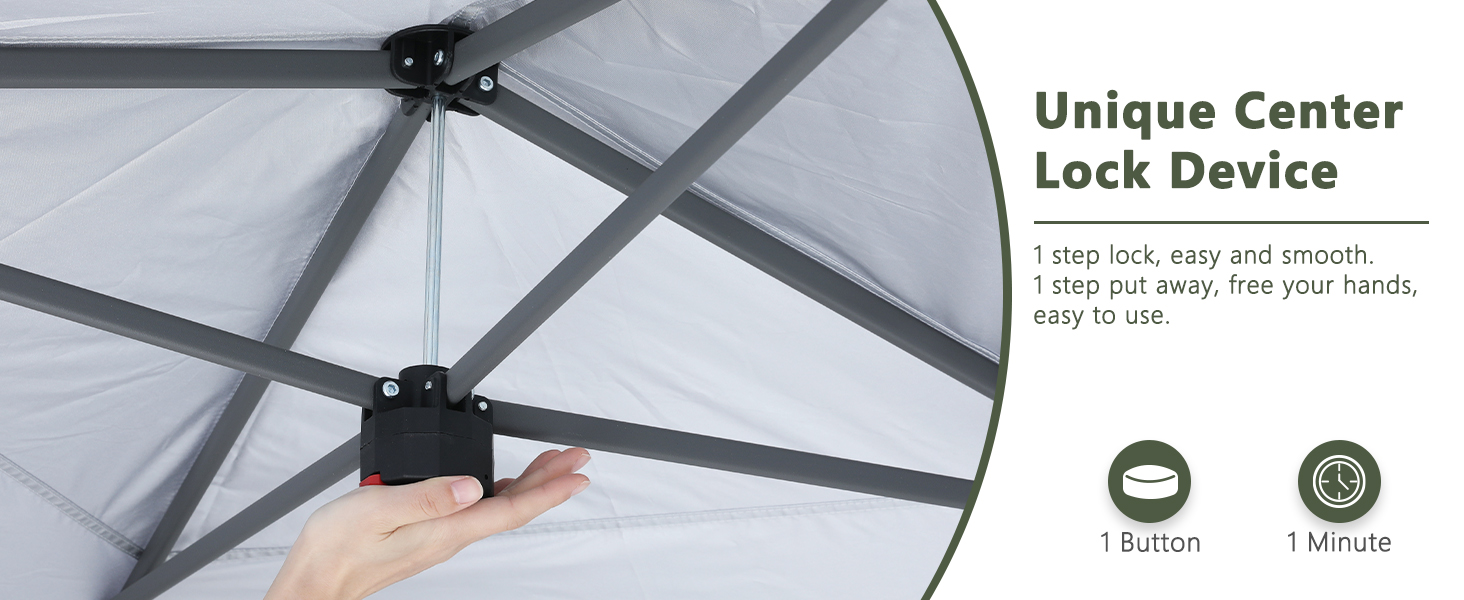 COOSHADE Durable Easy Pop Up Canopy Tent