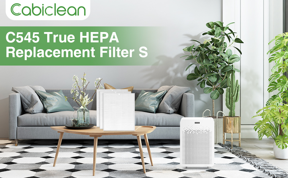 Cabiclean C545 True HEPA Replacement Filter S Compatible