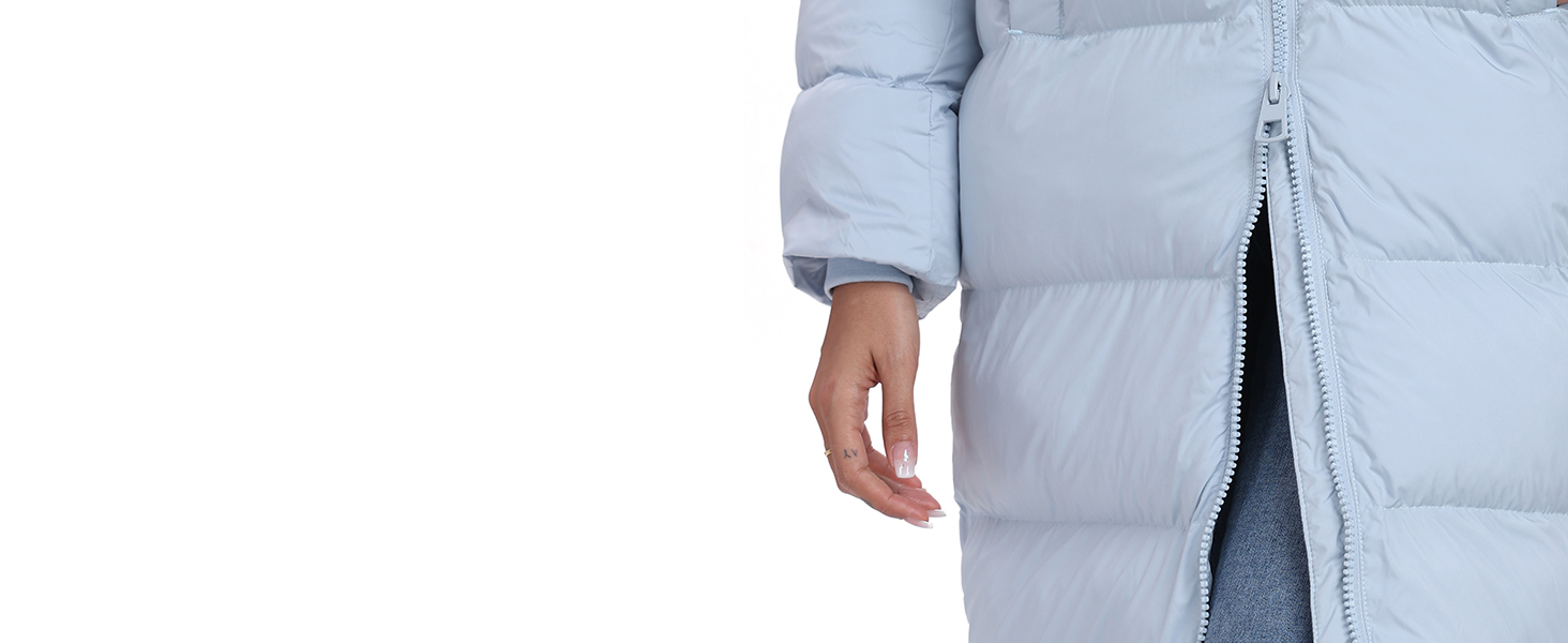 Women's Thickened Down Jacket - Puffy Packable Jacket, Warm Puffer Down Coat for Christmas Gift
