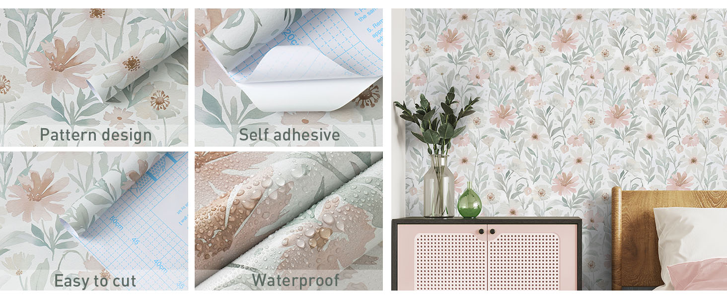 Removable Self Adhesive Wallpaper