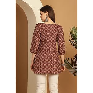 Rajnandini Women's Pure Cotton Jaipuri Printed And Embroidered Kurta Set With Dupatta