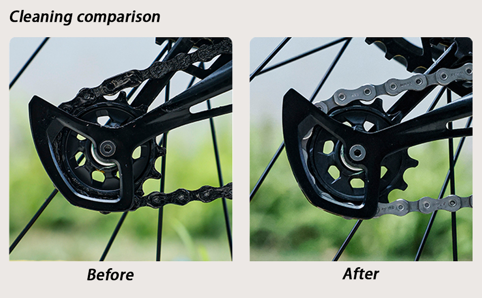 bicycle chain cleaner bike chain degreaser chain cleaner bike chain tool bicycle cleaning kit