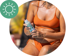 Reapply sunscreen during the day