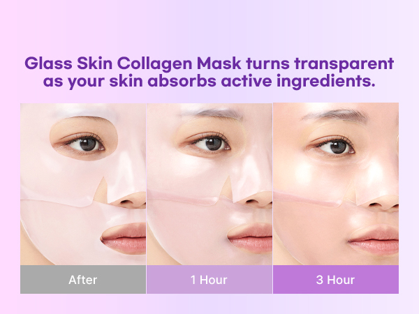 LAÉSSE glass skin Nightmask Amazon.com : Lepique GLASS SKIN 14Days Miracle Collagen Mask