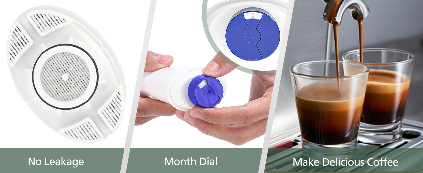 Water Filter for Delonghi Coffee Machine -Coffee Filter Replacement for DeLonghi DLSC002