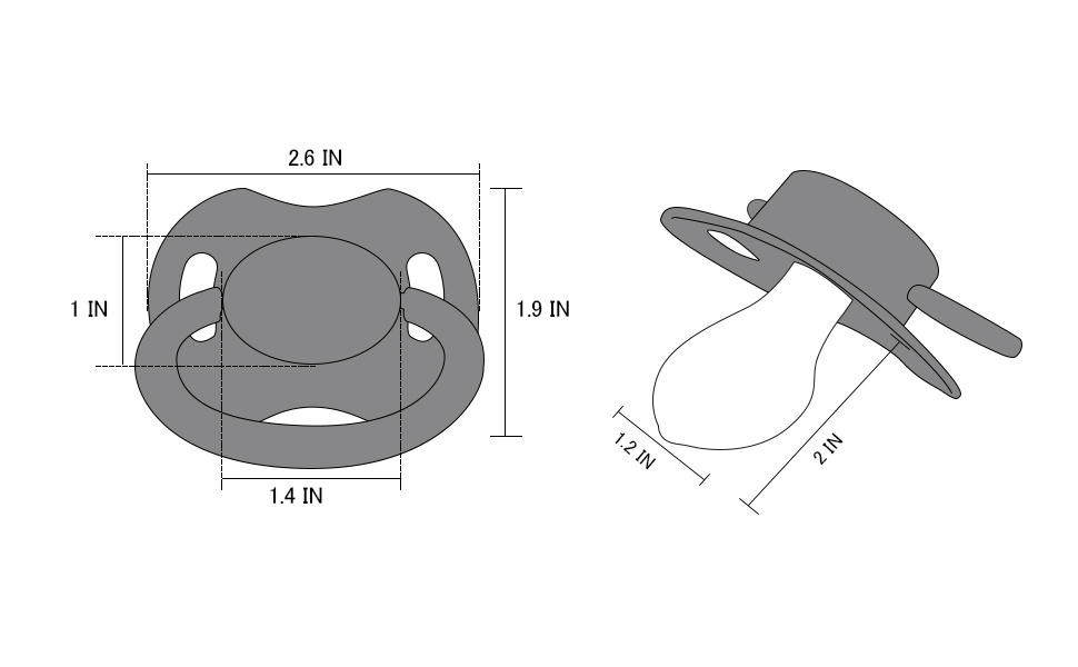 Bigshield Generation-II Adult Sized Pacifier