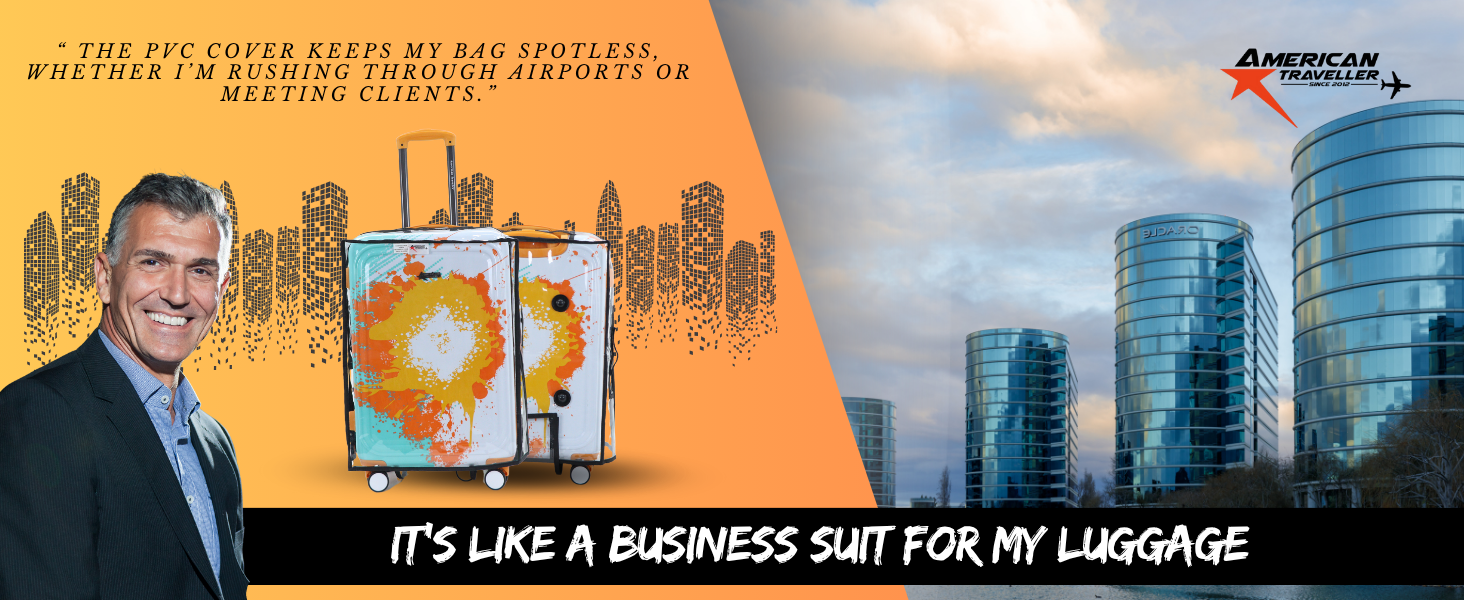 Business suit for luggage