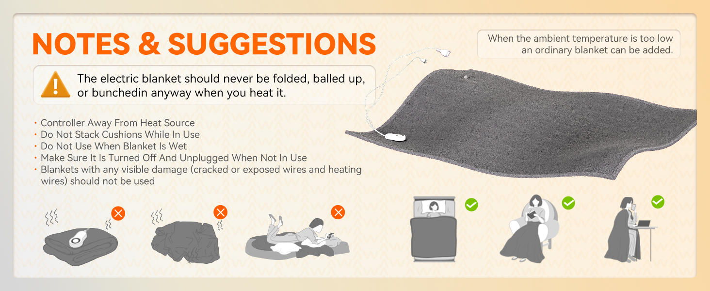 Warm Storm Electric Blanket Queen Size Single Controller