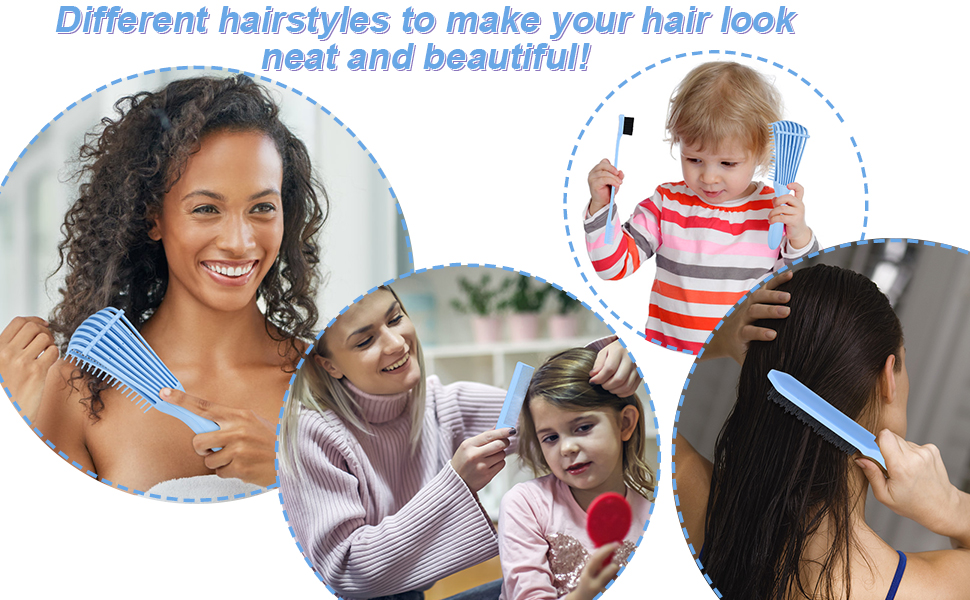 Haarbürste, Entwirrbürste für Naturhaar für Afro Haare