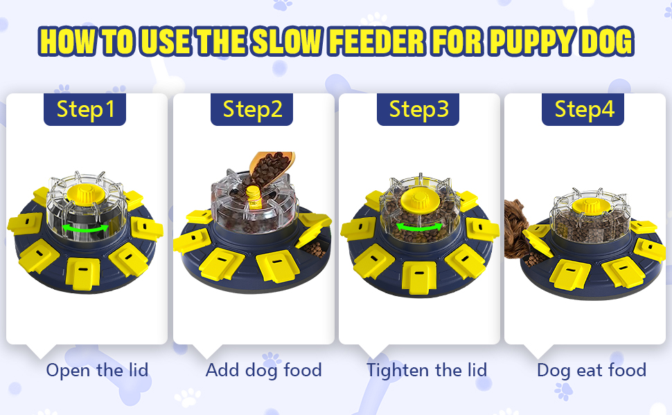 Tgvasz Dog Puzzle Toys Level 2, Puzzle Slower Feeders for