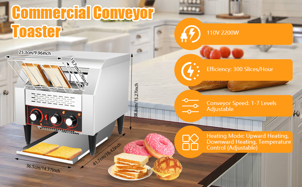 Commercial Conveyor Toaster