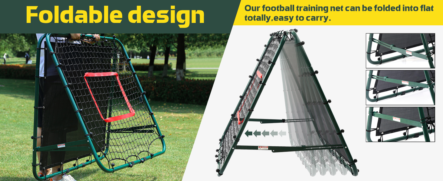 Amazing Tour Double Sided Rebounder Net Football Training Equipment