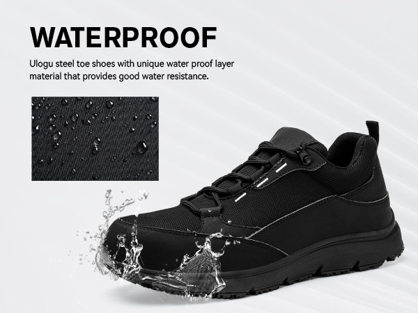 Amazon.com | ulogu Steel Toe Shoes Women Non Slip Waterproof