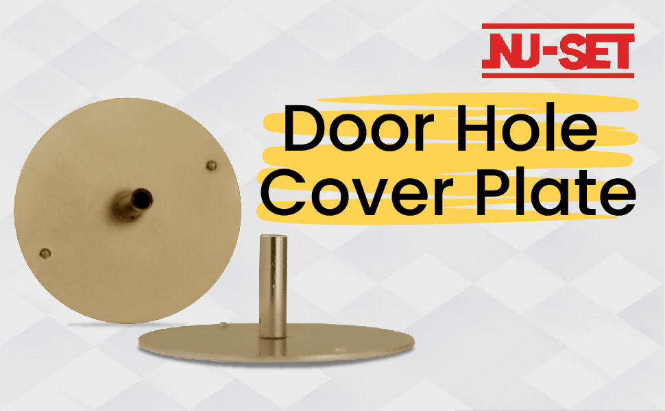 NUSET Lock Steel Plate Door Hole Cover Door Lock Hole Cover with