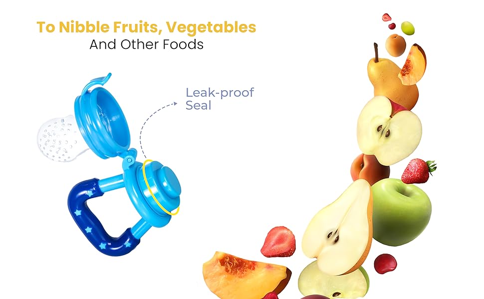 Buy Cherilo Silicone Food/Fruit Nibbler, Pacifier, Feeder, Teether for