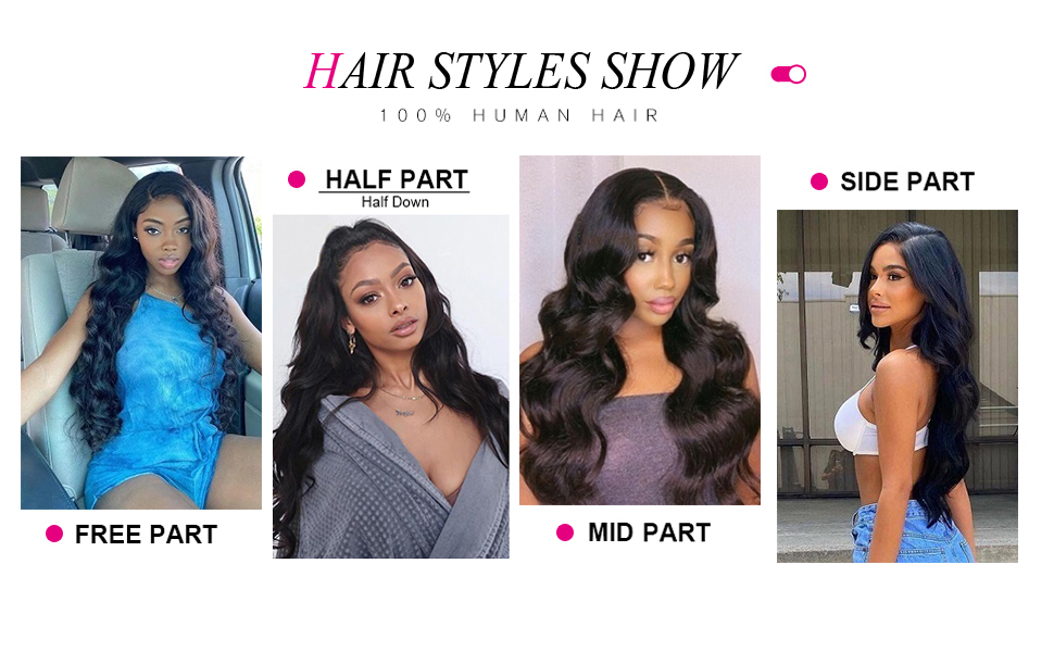 body wave human hair wigs