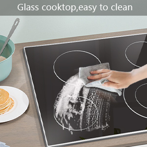 built-in electric cooktop
