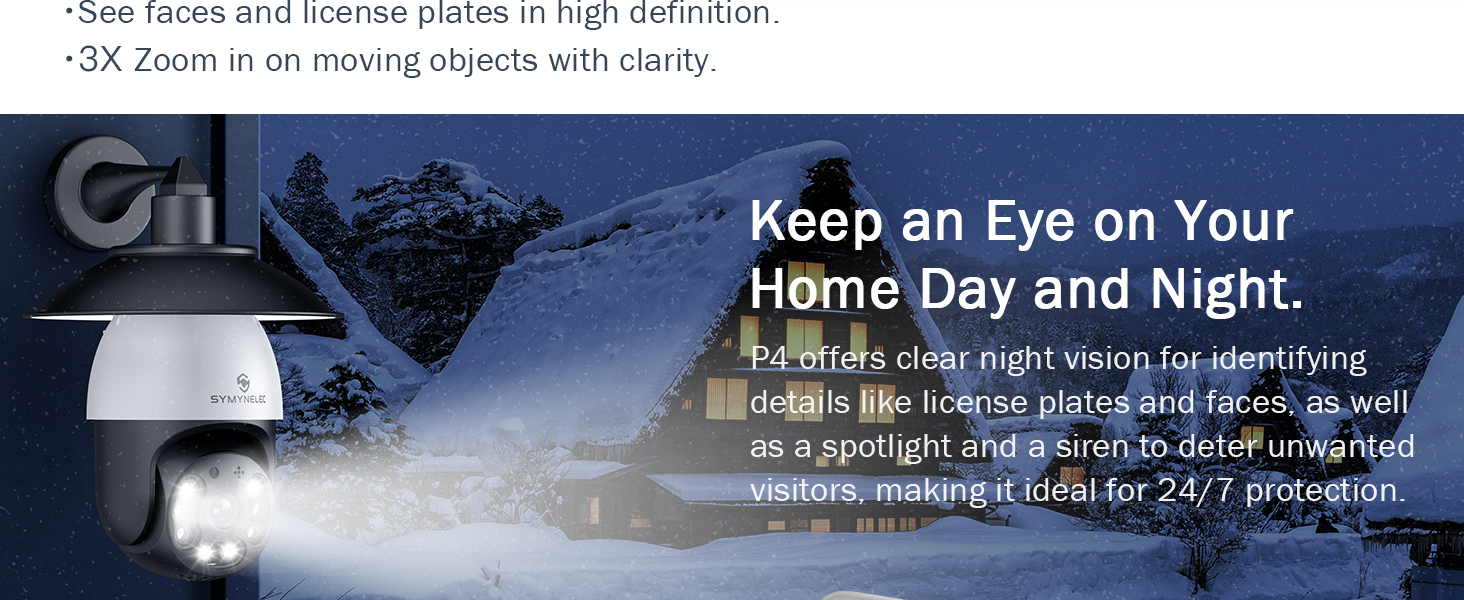 2.4GHz Light Bulb Security Camera Outdoor Waterproof 2.5K