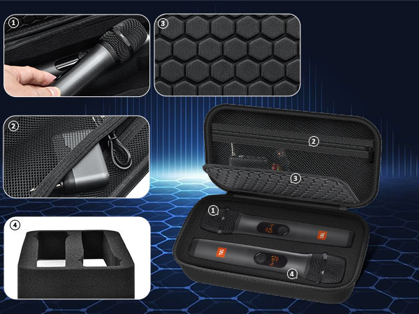 その他 JBL PartyBox Wireless Mic with hard case Amazon.com: Wireless Microphone Case Compatible with JBL