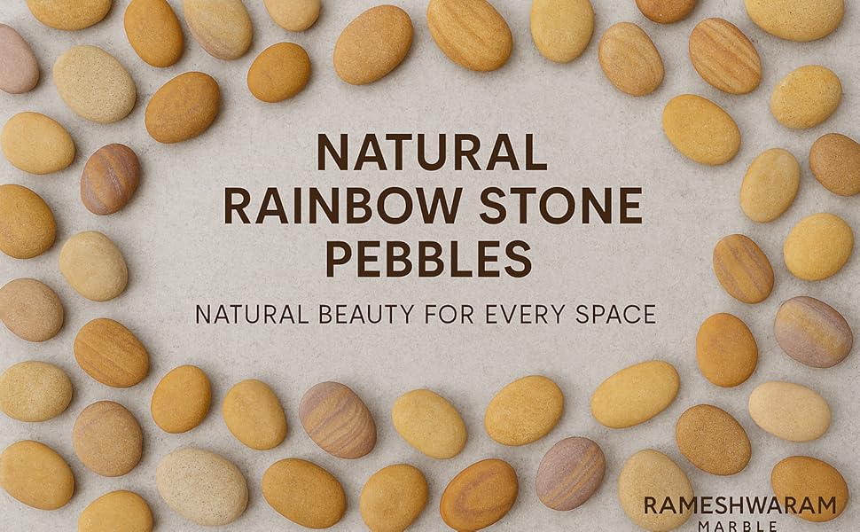Rainbow pebbles