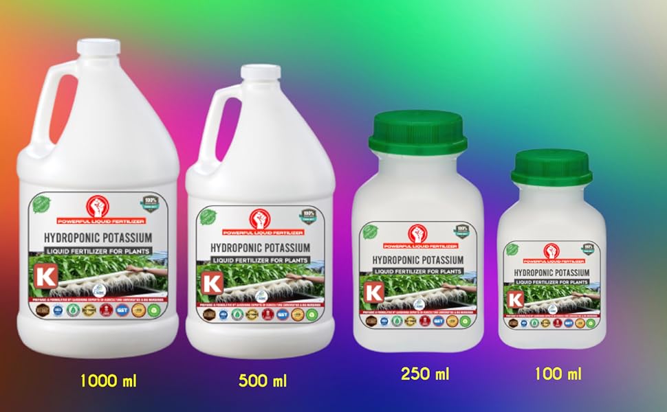 Erwon® Liquid Potassium Fertilizer for Hydroponic plants, Essential