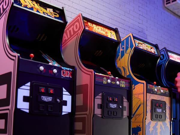 Amazon.com: Numskull Quarter Qix Mini Arcade - 1/4 Scale