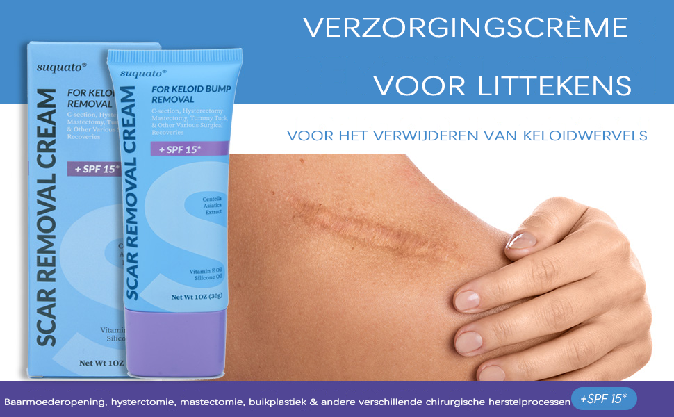 Verzorgingscrème voor littekens