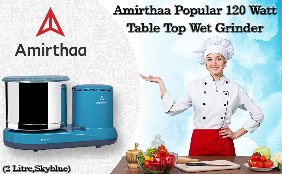 Amirthaa Popular 120 Watt Table Top Wet Grinder SPN-MX9E8