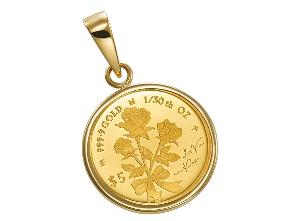 ♢N♢K18 大粒ローズドフランス ネックレスチャーム ペンダントトップ ♢六花様♢K18 大粒フローライト ネックレスチャーム ペンダント