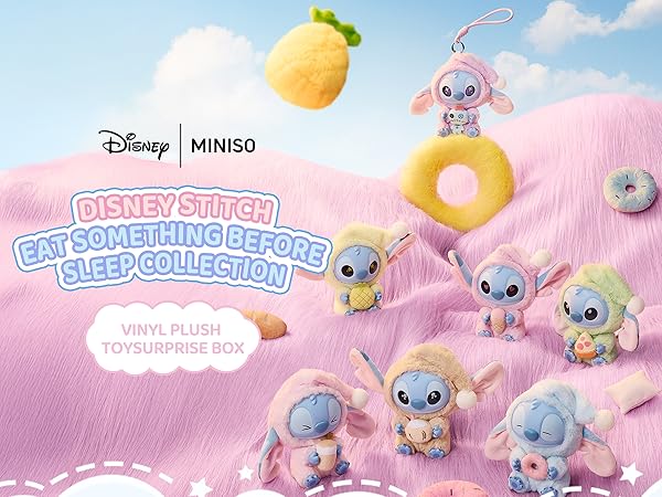 Amazon.com: MINISO Disney Stitch Eat Something Before Sleep