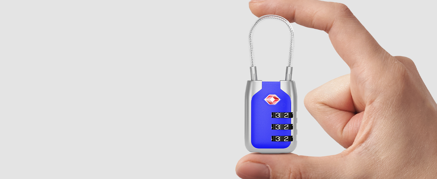 TSA LOCK Compact Size Blue