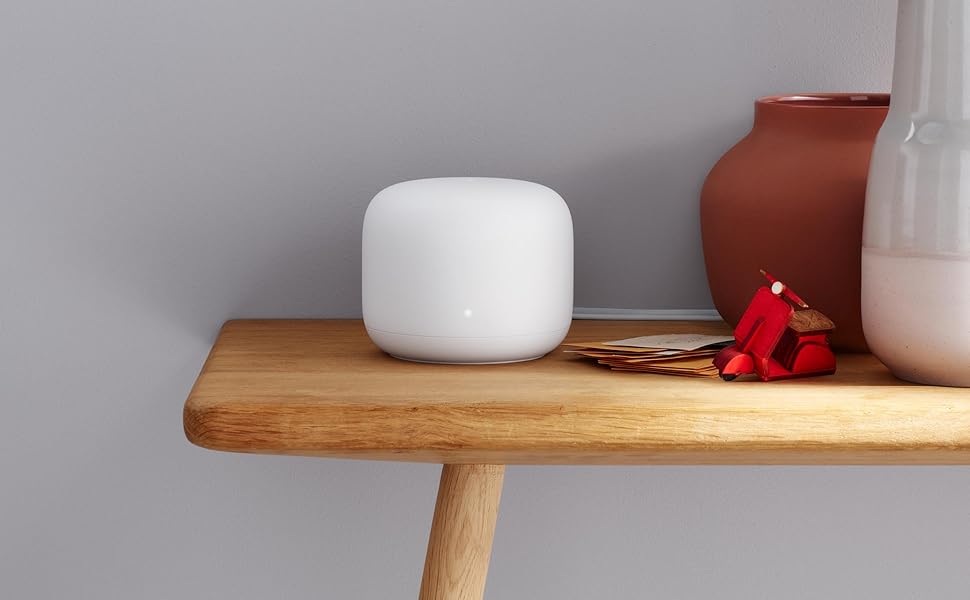 Google Nest Wifi Router - 2200 Square Feet Smart Coverage