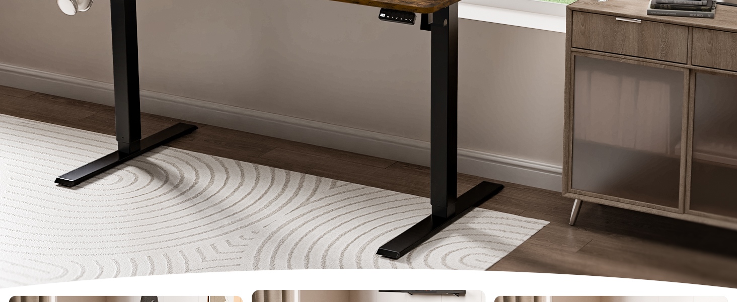 standing desk with drawers
