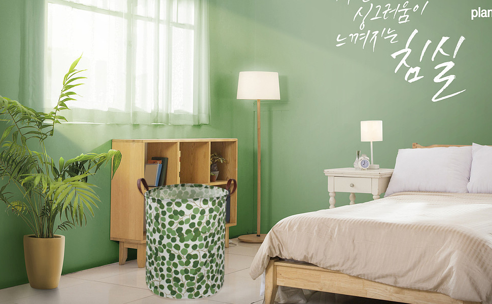 Sanjiaofen Woodland Hamper,Nursery Hamper Canvas Jungle