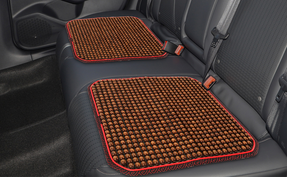 Winunite Breathable Wooden Bead Seat Cushions Car Massaging