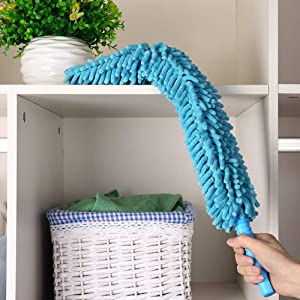 Microfibre Duster for Home Cleaning Floor, Wall and Ceiling Flexible Broom, SPN-RECPP