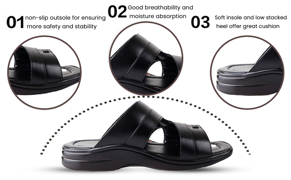 SPN- LO4C5 Men's Leather Casual Sandal